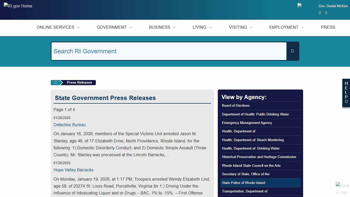 RI.gov: Rhode Island Government